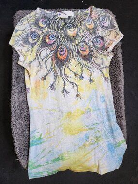 Imaginary Voyage Summer Peacock Tee